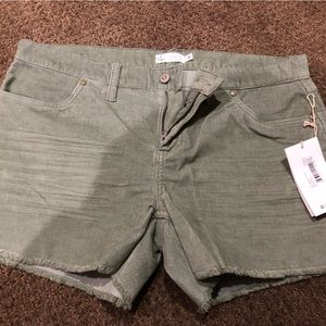Brand new Carve corduroy shorts.  Size 12 moss
